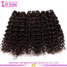 Qingdao factory supply grade 7a kinky curly 100% virgin european hair